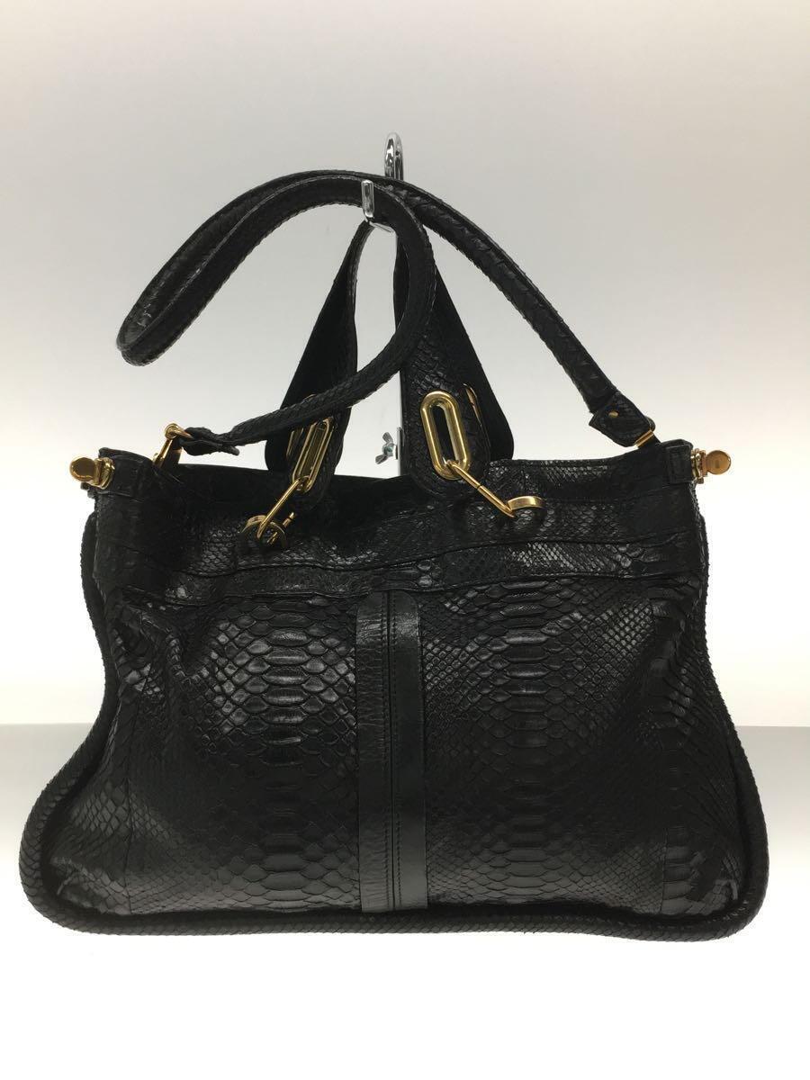 Chloe Python 2WAY Shoulder Bag Leather - image 3