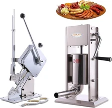 Hakka 2 in 1 Food Processor Sausage Stuffer with Sausage Clipper Meat Maker