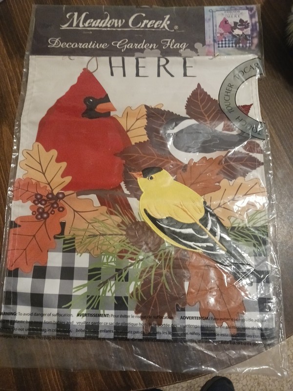 Meadow Creek Decorative Garden Flag, Fall, Friends Gather Here