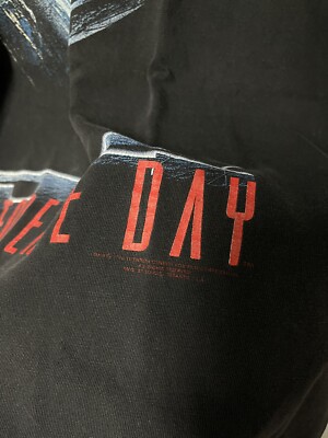 Vintage Independence Day movie tee shirt black L men's Will Smith