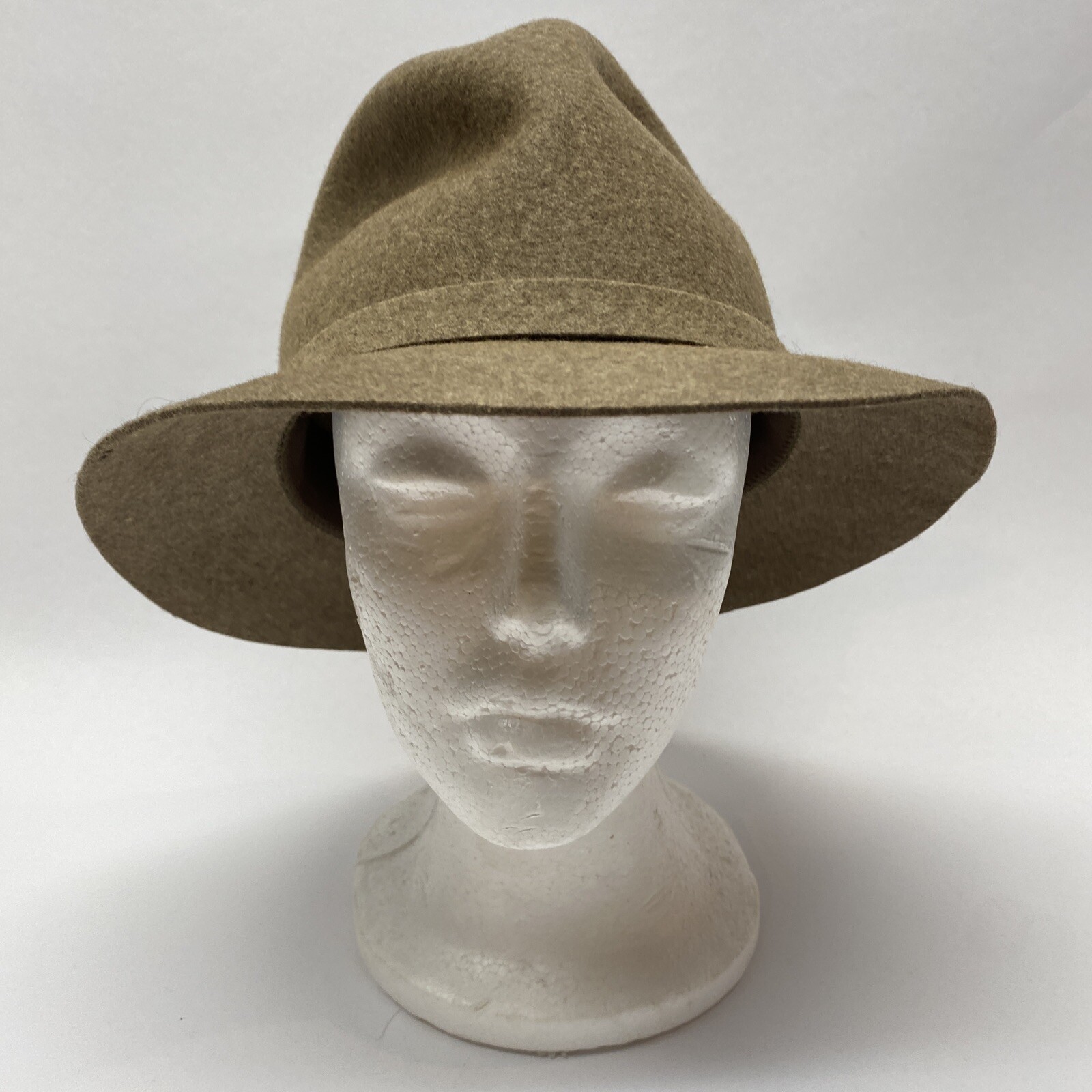 Vintage Richman Brothers Genuine Fur Velvet Fedora Hat Size Unknown View Picture