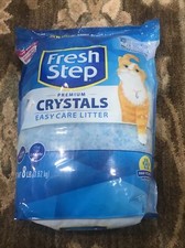 2 Pack of 8 lb Bags Fresh Step Crystals Premium Cat Litter Scented 16 Pounds