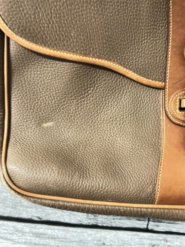 Vintage Dooney & Bourke Messenger große Aktentasche Laptoptasche Leder - Bild 9 von 10