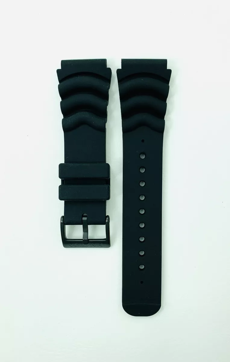NAUTICA WATCH STRAP A32600G BLACK RUBBER STRAP NAUTICA STRAP NAUTICA