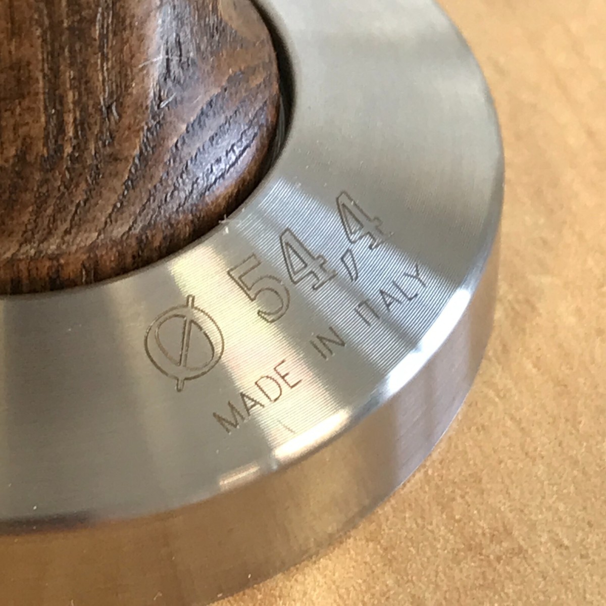 Pressino Caffè Precisione Legno ø 57,4mm Originale Macchina Caffè Asso - Foto 10