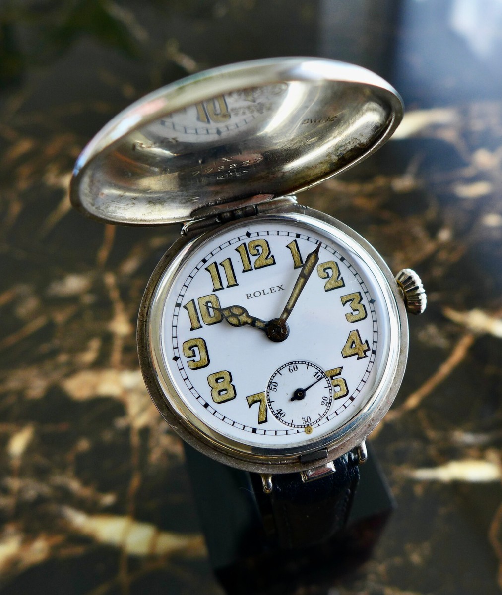 A RARE GENTS WW1 1916/17 BRITISH MILITARY ROLEX