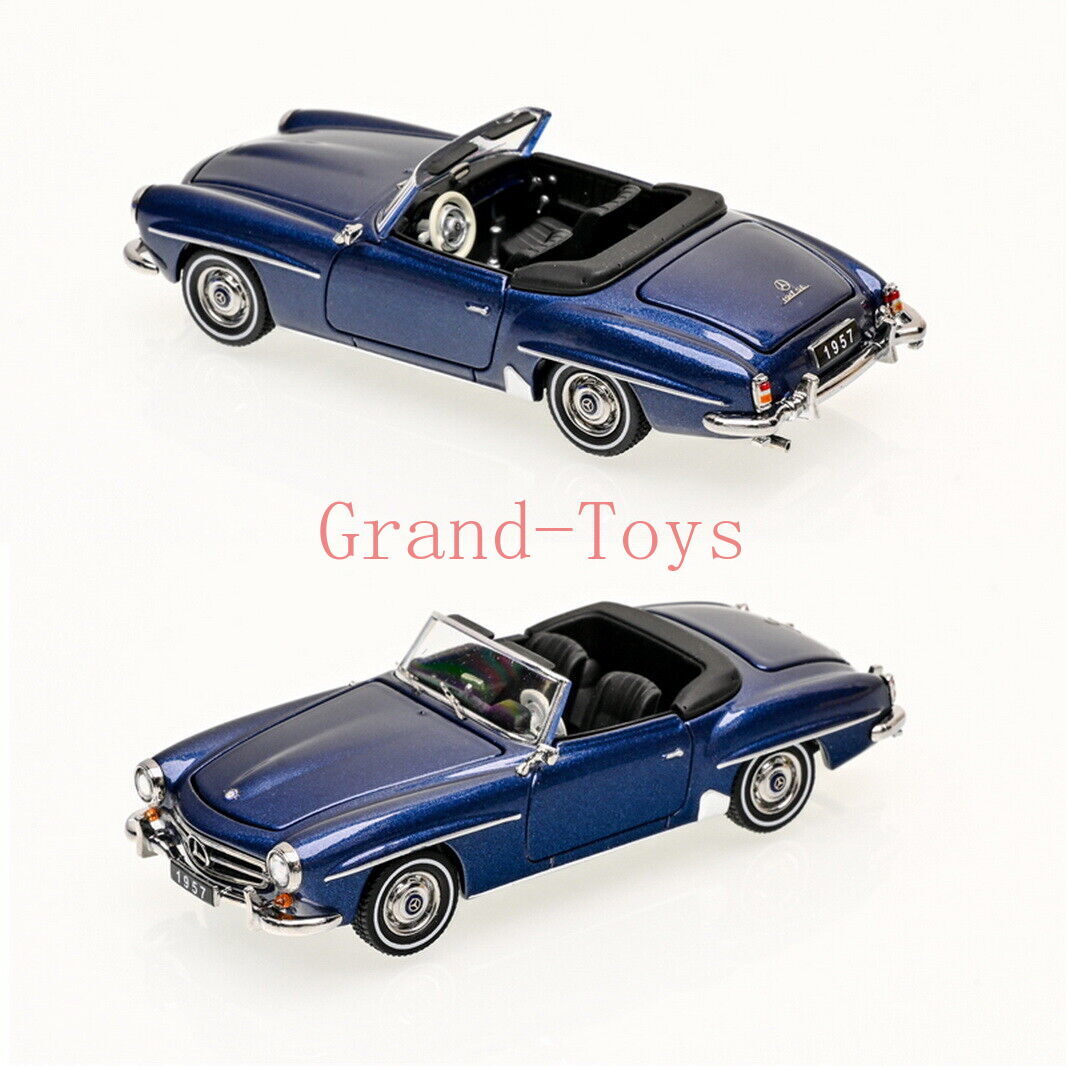 GFCC 1/64 Scale Mercedes-Benz 190 SL 1957 Blue Diecast car Model