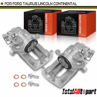 2x Brake Caliper w/o Bracket for Ford Taurus Lincoln Continental Rear