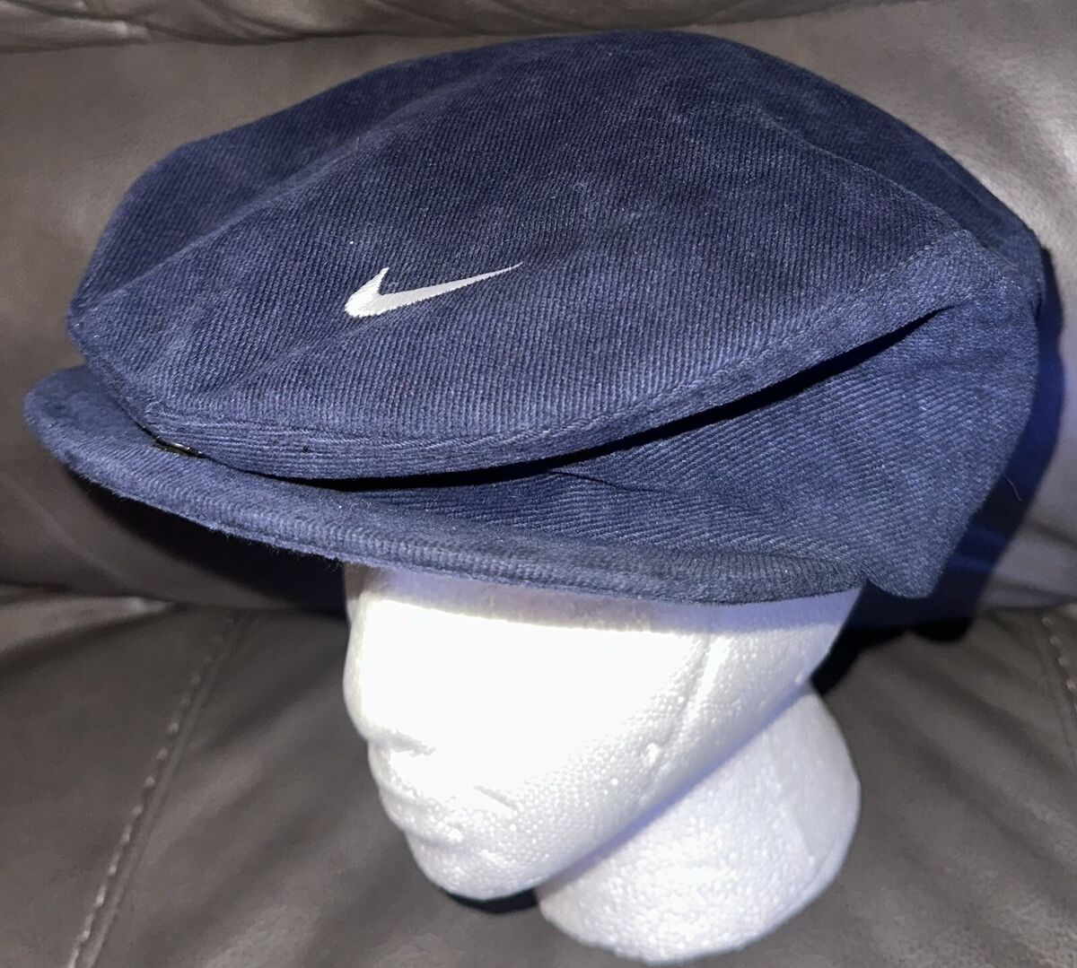 Vtg 90s NIKE Blue White Swoosh Golf Cabbie Michael Jordan Vtg 90s NIKE Blue White Swoosh Golf Cabbie Michael Jordan