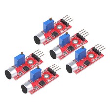 5pcs Microphone Sound Sensor Voice Detection Module with Digital and Analog Out