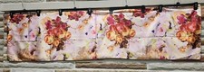PURE SILK -2 sided Floral Patterns - Rectangular Scarf 67" x 17"