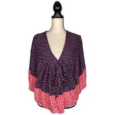 ZARA Floral Kimono Swing Blouse      Size: M