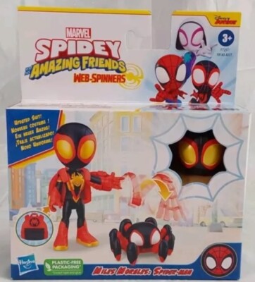 Spidey and His Amazing Friends Web Spinners Miles Morales:Spider-Man. Disney Jr.