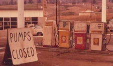 SHELL GAS PUMPS GASOLINE SHORTAGE 14" HEAVY DUTY USA MADE METAL ADVERTISING SIGN