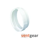 125mm 5" Threaded hose connector - For connecting flexible ducting to rigid duct