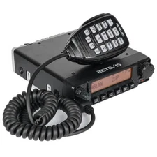 FM Transceiver Retevis GMRS Mobile Radio 40W 8 Repeater Channels Base Station