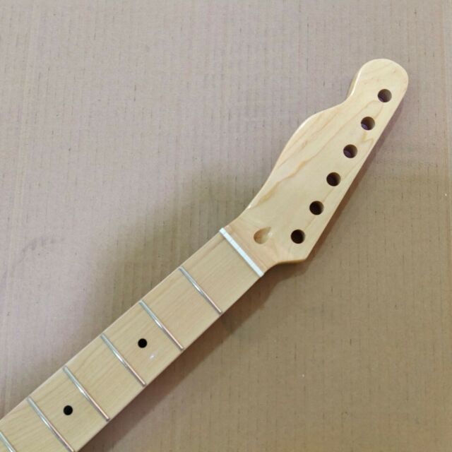 Reverse Head Maple TELE Guitar neck part 22 fret 25.5inch Gloss