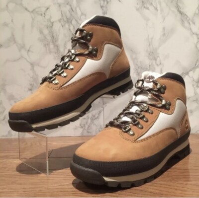 TIMBERLAND MEN'S  EURO HIKER L/F MID HIKER WHEAT NUBUCK STYLE 06528A SIZE 11.5M