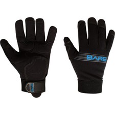 Bare 2mm Tropic Pro Dive Gloves - Black, XS - High Quality and Durable