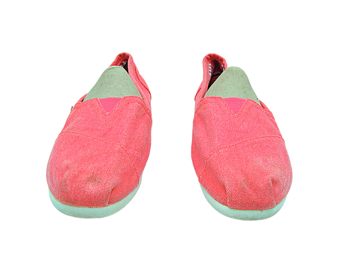 BOBS by Skechers Womens Hot Pink Salmon Canvas Slip On Loafers Shoes Size 7  | eBay