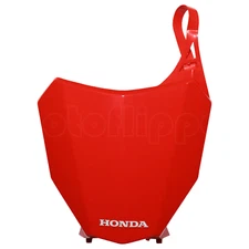 Genuine OEM 2019-2025 Honda CRF250F Front Number Plate Headlight Mask Plastic
