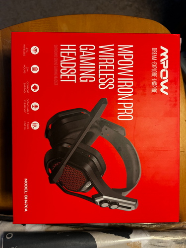 Mpow iron pro gaming wireless headset 