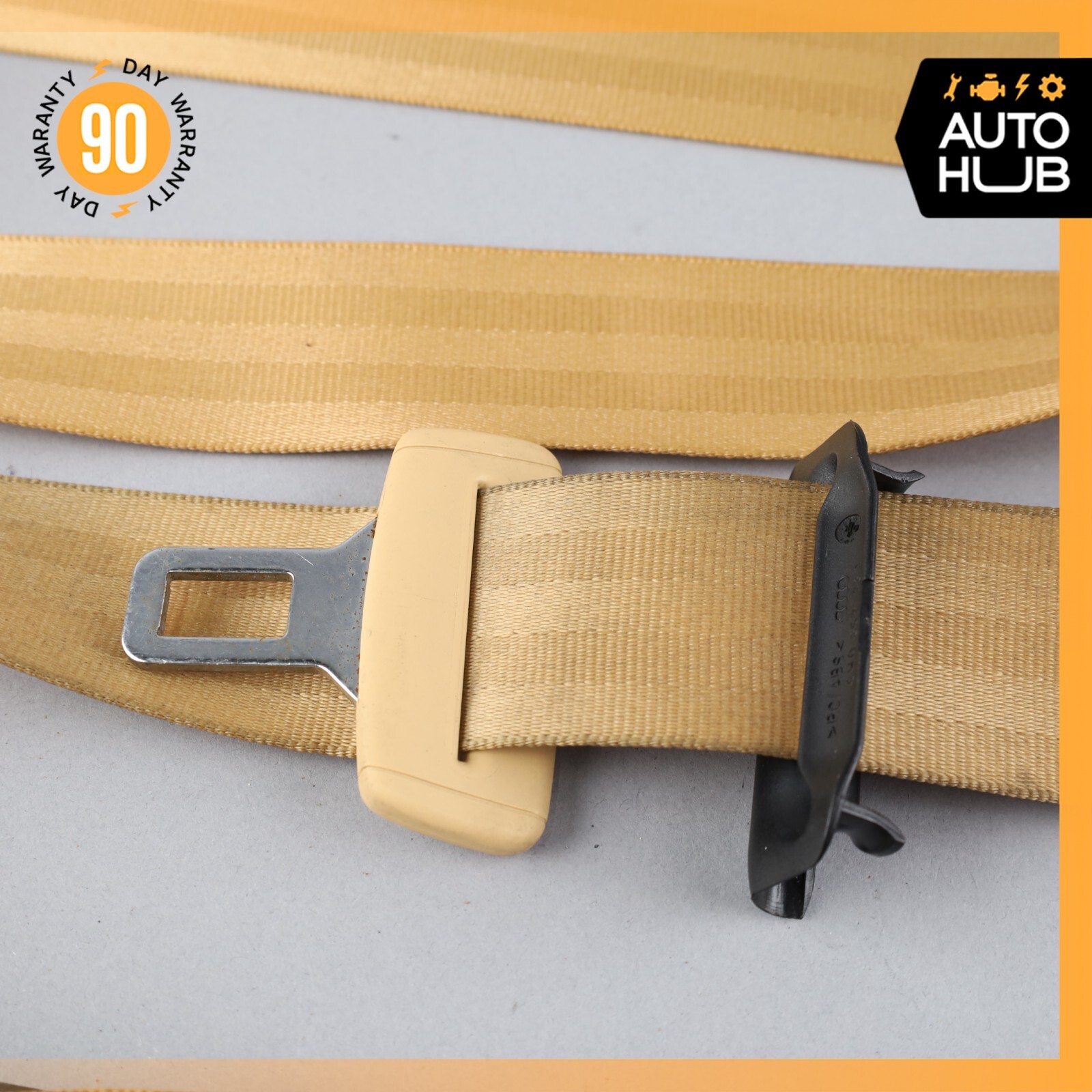 07-11 Bentley Continental GTC Rear Left or Right Side Seat Belt Beige OEM 60k