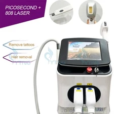 2 in 1 Picosecond Laser Pigmentation Titanium Diode Laser Hair Removal Machine