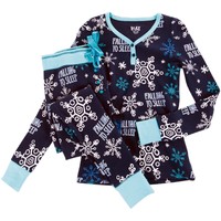 Lazyone Womens Falling To Sleep Thermal Pj Set Lazyone Womens Falling To Sleep Thermal Pj Set