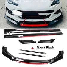 For Subaru WRX STI/BRZ Front Bumper Lip Spoiler Splitter Side Skirt Body Kit