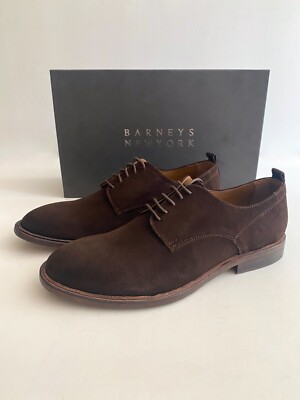 Barneys New York Oxford Shoes Men 9M Brown Distressed Suede Made in Italy Barneys New York | Shoes | Barneys New York Mens Brown Suede  main image 2