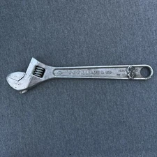 J.H. Williams 10" SUPER JUSTABLE ADJUSTABLE WRENCH USA Diamond W