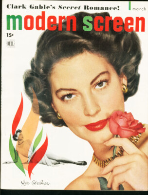 MAG: MODERN SCREEN 1949 MAR-AVA GARDNER/LANA TURNER VF