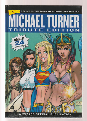 Wizard Michael Turner Tribute (2008) HC Hardcover - Sealed - Wizard