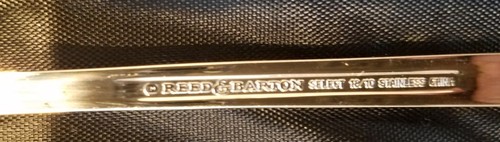 Reed and & Barton Select stainless tall spoons and pie server silverware 6pc. - Picture 3 of 4