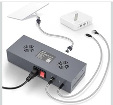 Starlink Gen3 PoE Injector 200W 5-in-1 Gig-E AC Input 110-260V to DC 54V 3A USB