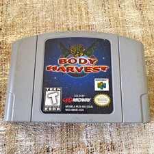 Midway Body Harvest Nintendo 64 N64 Game Cartridge NTSC-U/C T-Teen