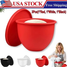 3 Pack Silicone Bowls For Kitchenaid Mixer Silicone Bowl Liners Tilt-Head 5 Qt