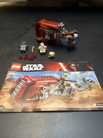 Lego Star Wars Rey&rsquo;s Speeder 75099 100% Complete W/ Instructions