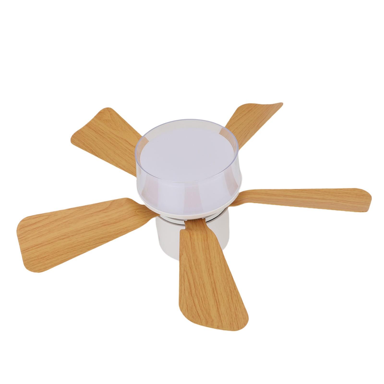»HG Socket Ceiling Fan Light With Remote Dimmable Small Ceiling Fan 3 Colors
