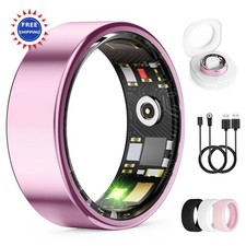 Smart Ring for Women  Men, Health Tracker Ring with Heart Rate, Blood Oxygen...
