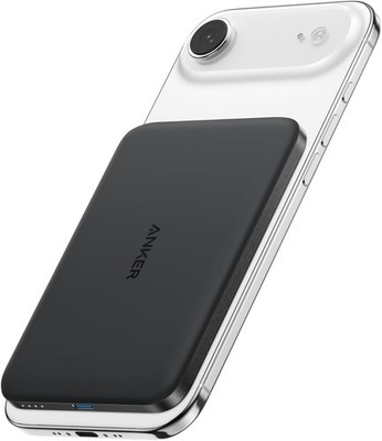 Anker Nano Powerbank, Ultraschlanke (5000mAh) Magnet Ladegerät, 15W, schwarz