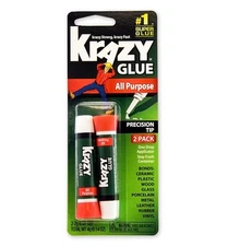 Krazy Glue KG517 All Purpose Glue, 2-Gram, 2-Pack