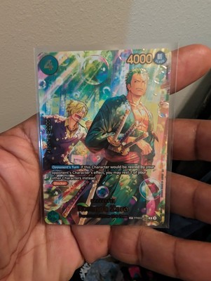ONE PIECE TCG RORONOA ZORO SP OP14 BUBBLE ZORO PRB-02-006 | eBay