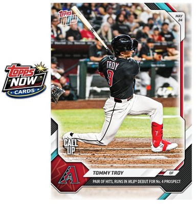 2026 Topps Now MLB #238 Tommy Troy RC Arizona Diamondbacks - PRESALE