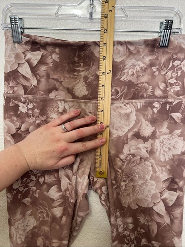 Athleta Elation Leggings Dusty Pink Floral Gr. M Athleisure Athletic Gym Workout - Bild 7 von 11