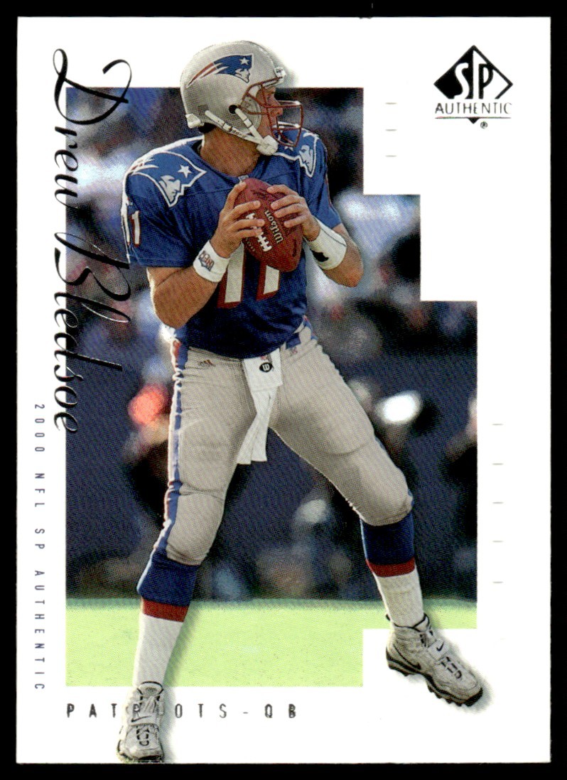 2000 SP Authentic Drew Bledsoe New England Patriots #49