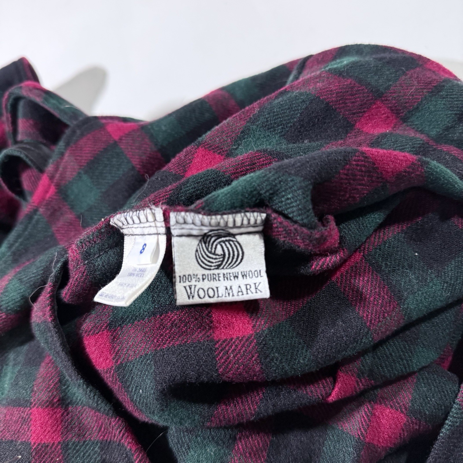 Pendleton 100% Wool Plaid Button Front Sleeveless… - image 8