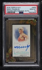 2016 Topps Allen & Ginter Mini Framed Missy Franklin PSA 10 GEM MT Auto 06bg