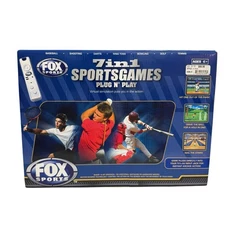 NIB Fox Sports 7 In 1 Sports Games Plug N’ Play Virtual Simulation